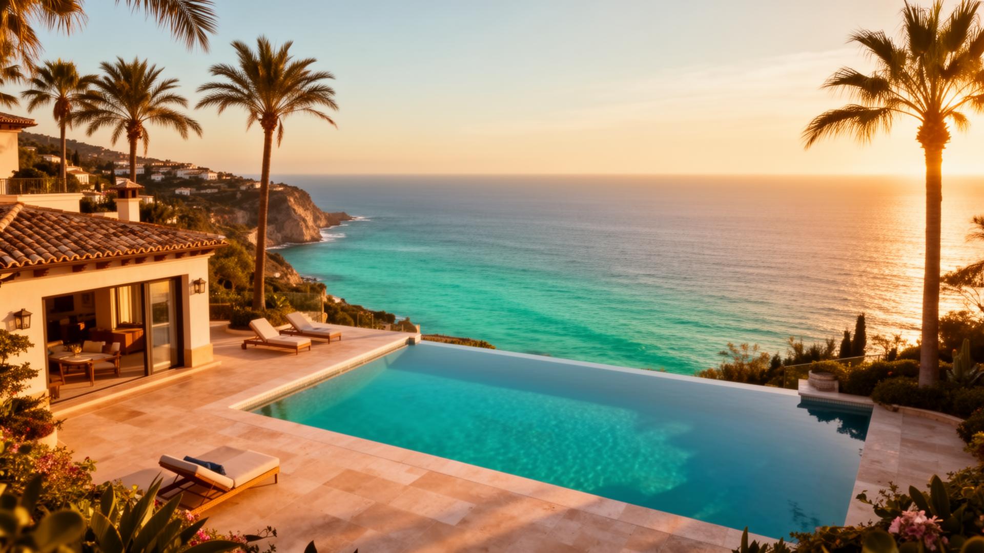 Sun-drenched Spanish villa overlooking the Mediterranean